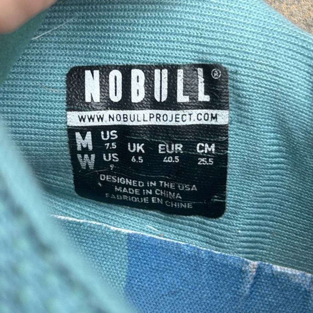 Nobull‎ SuperFabric Trainer Running Womens Sz. 8.5 Teal Training Shoes Tropic - Picture 8 of 8